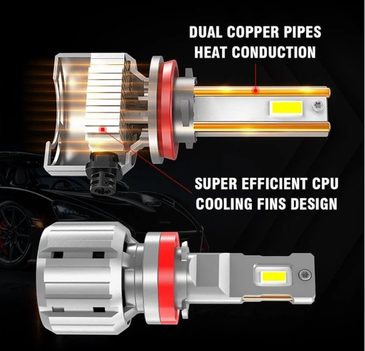 H7 LED X20 CANBUS 12000LM 400% mehr Licht 12-24V 60W- 2Stk.