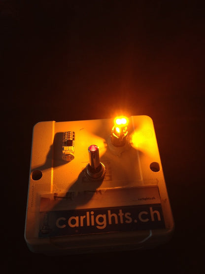WY5W LED CANbus Seitenblinke rAmber Swiss Made- 2Stk.