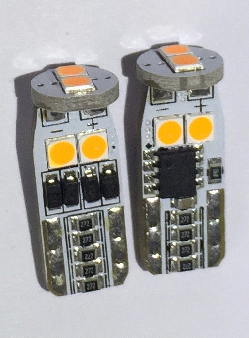 WY5W LED CANbus Seitenblinke rAmber Swiss Made- 2Stk.