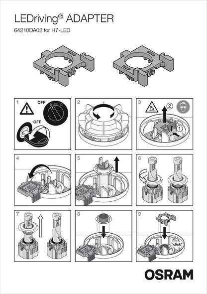 OSRAM LEDriving ADAPTER 64210DA02 (2 Stk.)