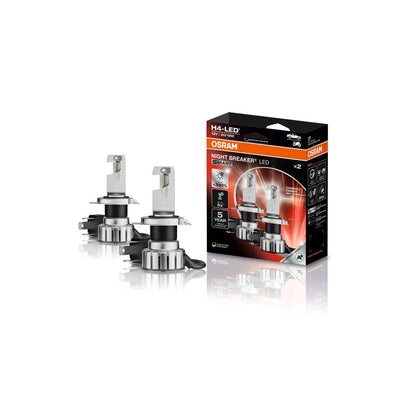 H4 OSRAM NIGHT BREAKER LED SMART LED-Nachrüstlampe +330% mehr Licht 1 Set