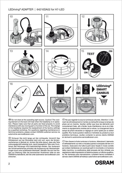 OSRAM LEDriving ADAPTER 64210DA02 (2 Stk.)