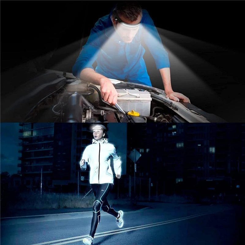 Headlamp LED strip and headlamp with rechargeable battery - next generation