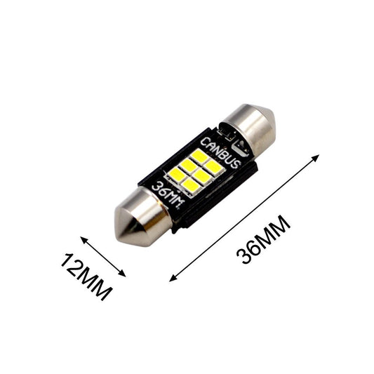 36mm LED Soffitten canbus  weiss Kennzeichen-Beleuchtung 300LM Swiss Made 1 Stk.